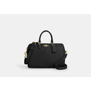 Coach Rowan Large Satchel Bag Black